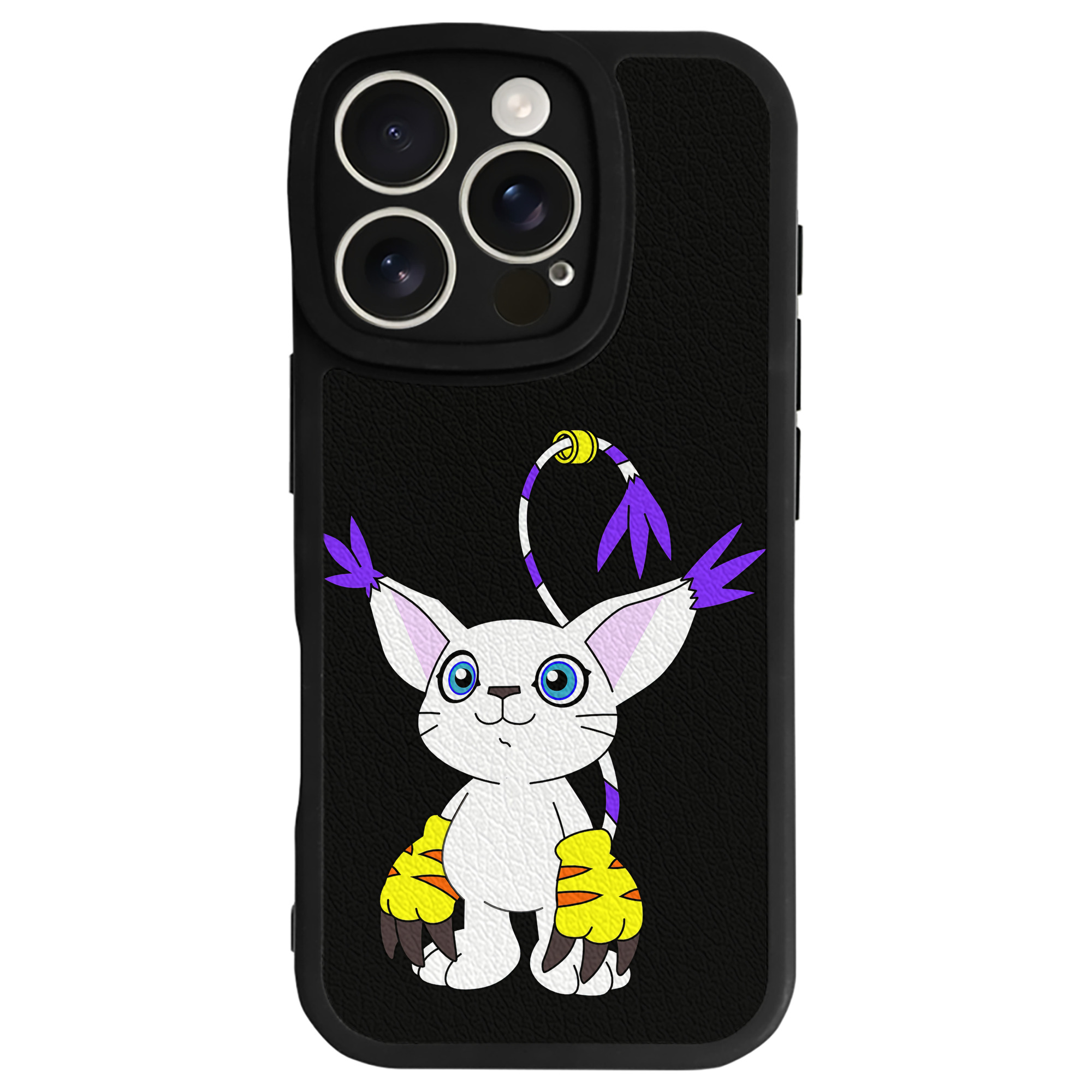 （画像用） Digimon デジタルモンスター/デジモン 【iPhone 16シリーズ対応】シリコンスマホケース（レザー調） 材質：シリコン